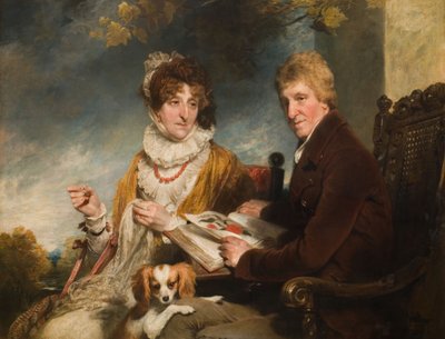 Retrato de um homem e uma mulher, 1818. de William Owen