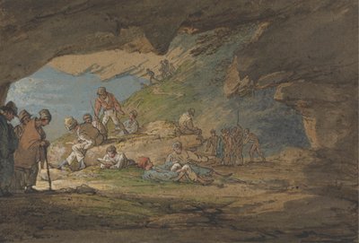 Uma Caverna à Luz do Sol, com Números de William Payne