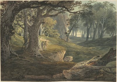 Viajantes em uma Clareira da Floresta de William Payne