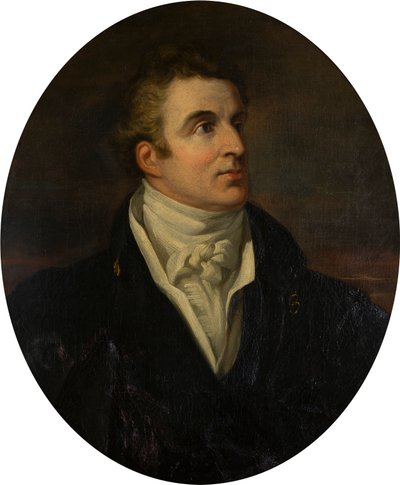 Retrato do Duque de Wellington (1769-1852), c.1789-1852 (óleo sobre tela) de William Procter