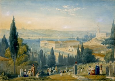 Edifícios navais turcos no Corno de Ouro de William Purser