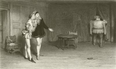 Príncipe Henry Poins e Falstaff de William Quiller Orchardson