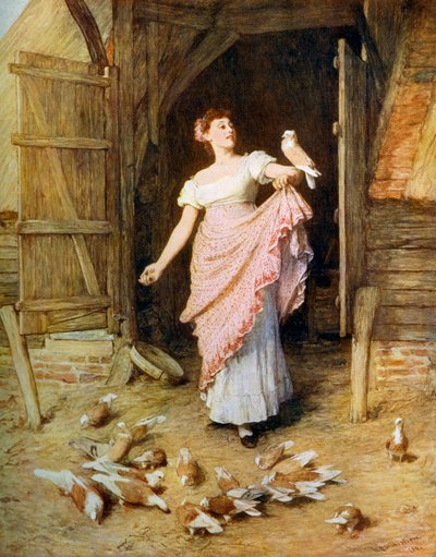 The Farmers Daughter, 1881, 1912. de William Quiller Orchardson