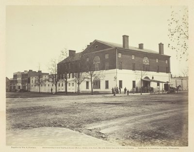Prisão do Velho Capitólio, Washington, 186165. de William R. Pywell