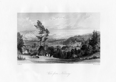 Uma vista de Norbury, Surrey, século XIX. de William Radclyffe