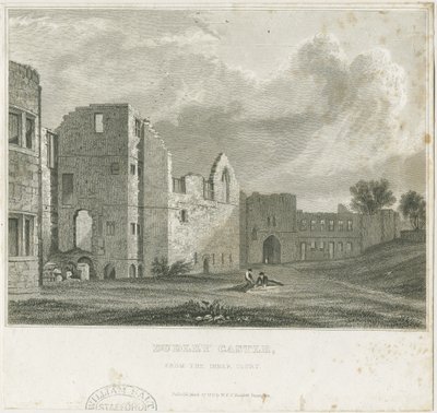 Dudley Castle - The Keep: gravura em aço, sd [c1831] de William Radclyffe