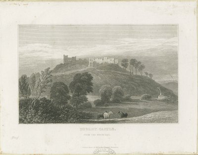 Dudley Castle: gravura em aço, nd [c1830] de William Radclyffe