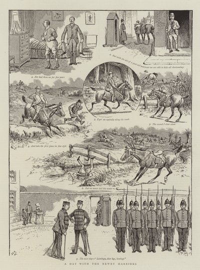 Um dia com os Newry Harriers de William Ralston