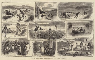Uma excursão da Nova Zelândia por duas senhoras de William Ralston