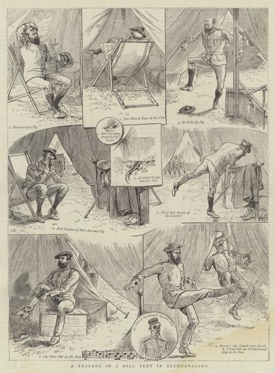 Uma tragédia em uma tenda de sino em Bechuanaland de William Ralston