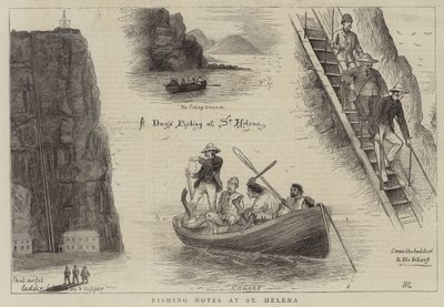 Notas de pesca em Santa Helena de William Ralston
