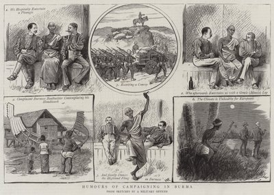 Humor da Campanha na Birmânia de William Ralston