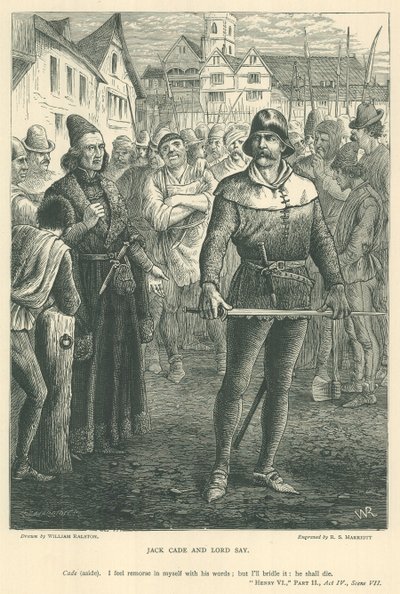 Ilustração para o rei Henry, parte ii de William Ralston