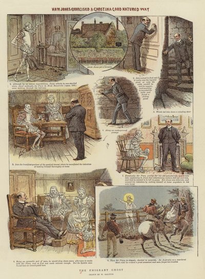 O Fantasma Emigrante (cromolito) de William Ralston