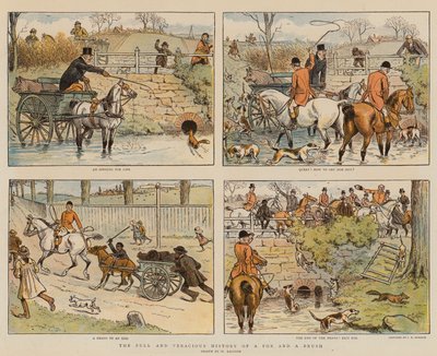 A história completa e real de uma raposa e um pincel (cromolitro) de William Ralston