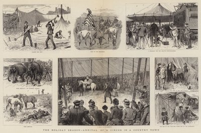 A temporada de férias, chegada de um circo em uma cidade do interior de William Ralston