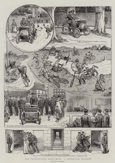 A lua de mel interrompida, uma tragédia de automóvel de William Ralston