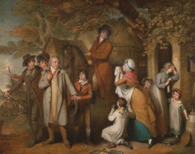 O Comissário de bordo severo, ou o Inquilino Infeliz de William Redmore Bigg