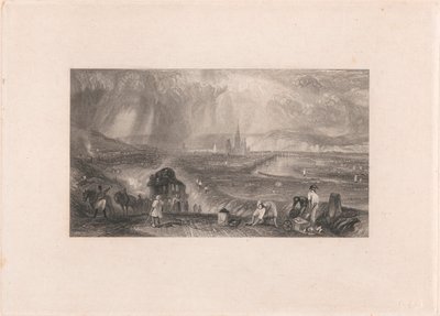 Vista Distante de Rouen de William Richardson