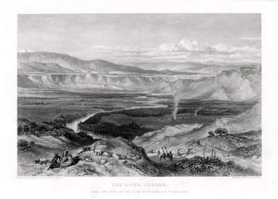 O rio Jordão, 1887 de William Richardson