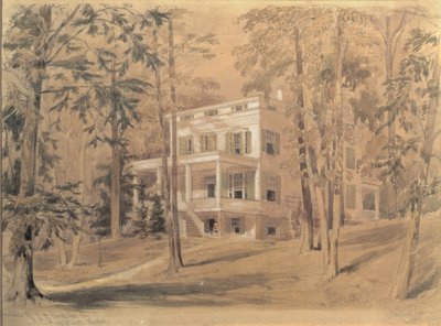 A Casa de John James Audubon, Nova Iorque de William Rickarby Miller