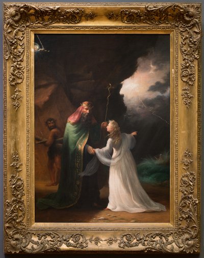 Cena da Tempestade, c.1850 (óleo sobre tela) de William Rimmer