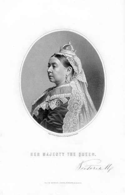 Rainha Victoria, rainha do Reino Unido da Grã-Bretanha e Irlanda, 1899. de William Roffe