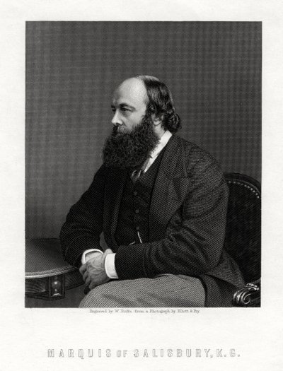 Robert Arthur Talbot Gascoyne-Cecil, terceiro marquês de Salisbury, estadista britânico, século XIX de William Roffe