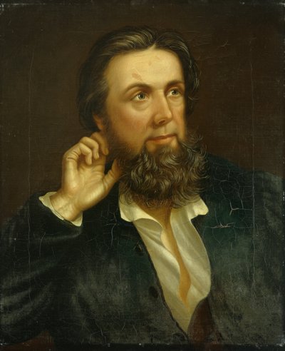 John Jones (Talhaiarn) 1846 (óleo sobre tela) de William Roos