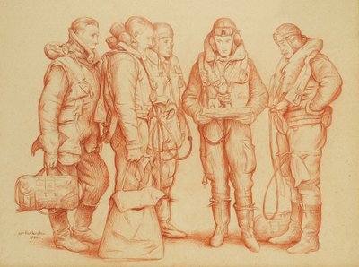 Tripulação de Whitley Bomber de William Rothenstein