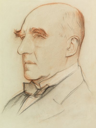 Sir Arthur Pinero, Dramaturgo (giz colorido) de William Rothenstein