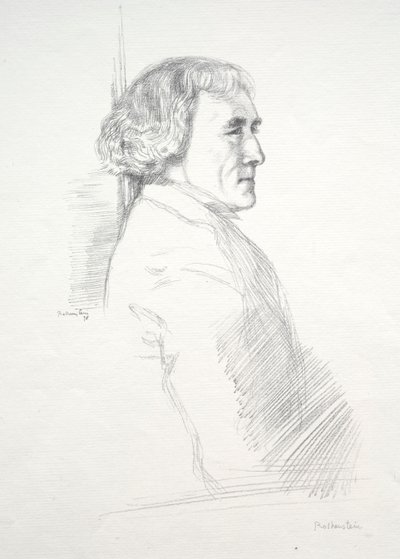 Sir Henry Irving, 1898. de William Rothenstein