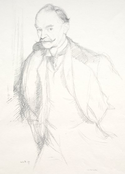 Thomas Hardy, 1897. de William Rothenstein