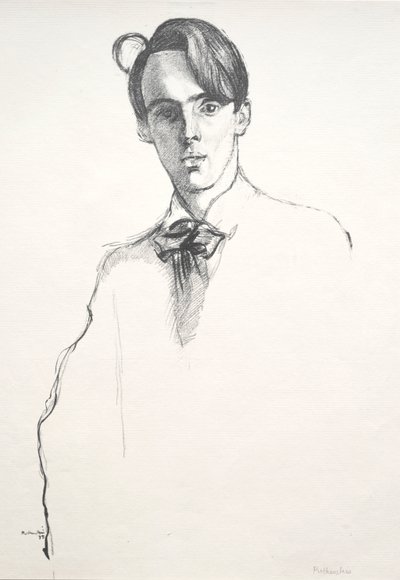 William Butler Yeats, 1898. de William Rothenstein