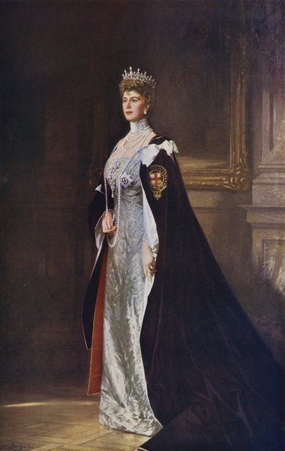 Rainha Maria, consorte do Rei Jorge V de William Samuel Henry Llewellyn
