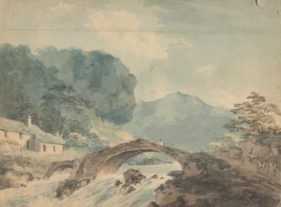 Ponte de travessia do rio de William Sawrey Gilpin