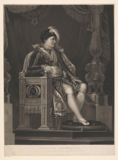 Portret de Napoleão Bonaparte Napoleão Buonaparte (título no objeto) de William Say
