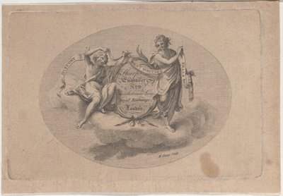 Trade Card para William Sharp, Engraver, século 19. de William Sharp