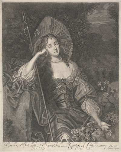 Barbara Duquesa de Cleaveland como pastora de William Sherwin