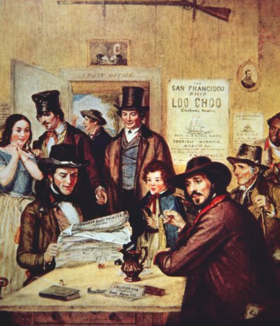 Notícias da Califórnia de William Sidney Mount
