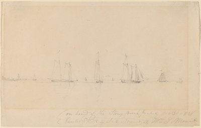 A bordo do pacote Stony Brook de William Sidney Mount