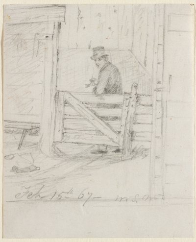 Descansando na cerca de William Sidney Mount