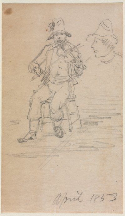 O Mendigo Violinista, 1853. de William Sidney Mount