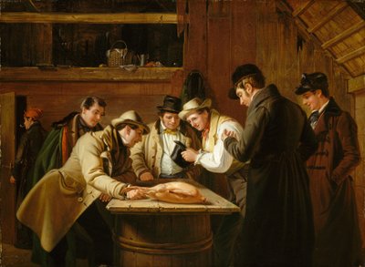 O Sorteio (Sorteio do Ganso) de William Sidney Mount