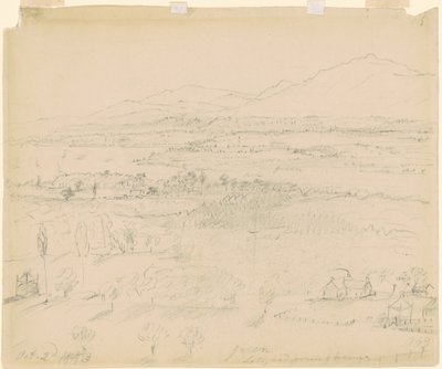 Vale com rio e montanhas de William Sidney Mount