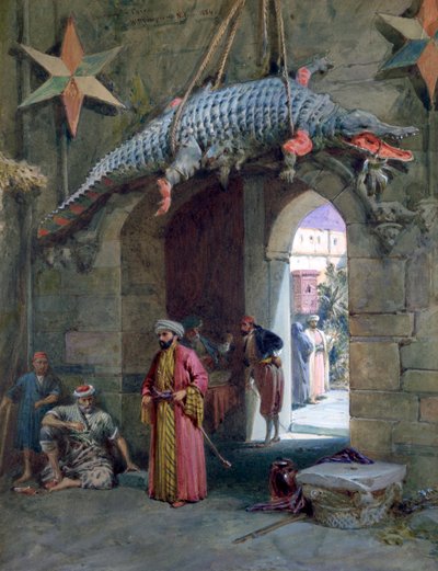 Uma entrada no Cairo, 1884 de William Crimea Simpson