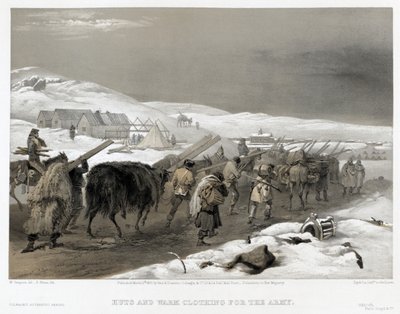 Tropas britânicas a caminho de Sebastopol, 1855 de William Crimea Simpson
