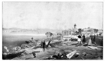Sebastopol da parte traseira de Fort Nicholas, 1900. de William Crimea Simpson