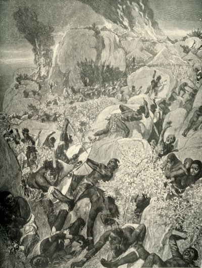 "A Matabele Raid in Mashonaland", 1900. de William Small