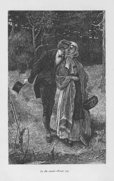 Hetty Sorrel, amada de Adam Bede, encontrando-se com o jovem escudeiro Arthur Donnithorne na floresta. Hetty tem o seu filho e é condenada por infanticídio e condenada à morte. Através da intervenção de Donninghorne, a sentença de morte é comutada para o t de William Small